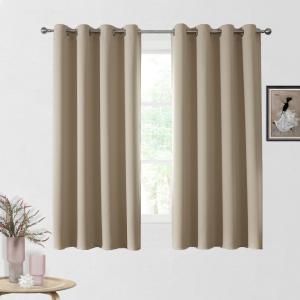 100% 230GSM Polyester Soft Thermal Blackout Curtains
