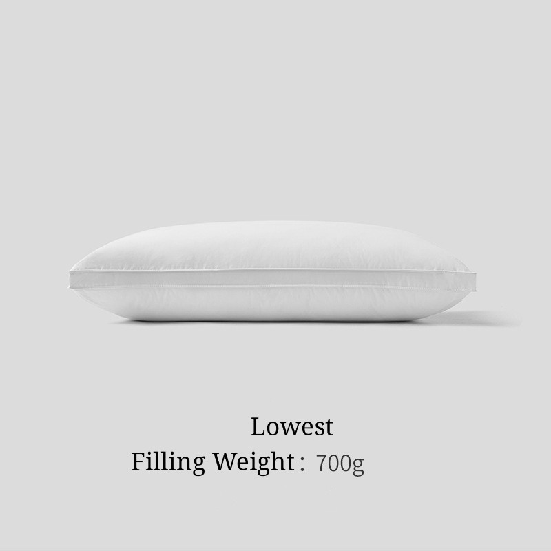 100% Cotton 233TC Casing with 1.33D Polyester Filling Bedding Pillows with 2.5cm Gusset