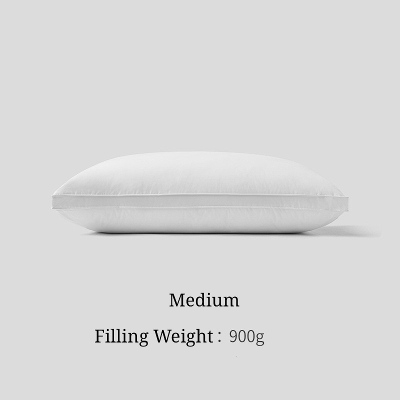 100% Cotton 233TC Casing with 1.33D Polyester Filling Bedding Pillows with 2.5cm Gusset