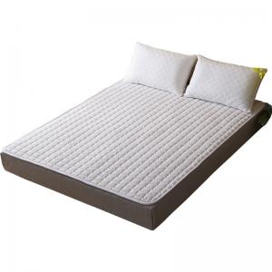 100% Cotton Casing with Polyester Filling Quilted Mattress Topper