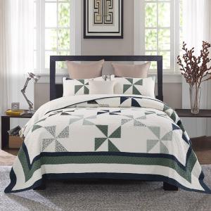 100% Cotton Patchwork Quilt Comforter Bedspread