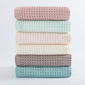 100% Cotton Thermal Blanket Breathable Blanket Cellular Weave Waffle Blanket