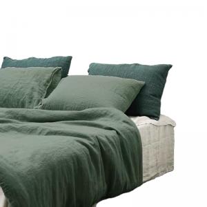 100% French Flax Linen Solid Duvet Cover Set