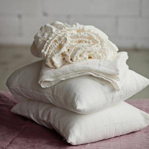 100% French Linen Fitted Sheet Set