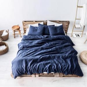 100% French Linen Washed Duvet Cover Set 100% French Linen Washed Duvet Cover Set
