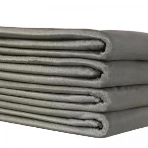 100% Silver Fiber Tricot EMF Protection Shielding Anti-radiation Conductive Fabric