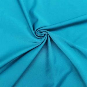 170GSM 88% Nylon 12% Spandex Plain Color Double Kintted Fabric Spandex Nylon Fabric