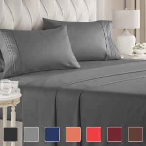1800 Thread Count Microfiber Wrinkle Fade Resistant Sheet Set