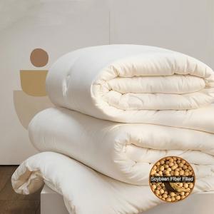 20% Soy Fiber 80% Microfiber Filling 100% Cotton Cover Quilt Duvet Comforter Set