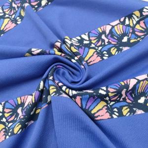210GSM 92% Nylon 8% Spandex Single Jersey Design Digital Print Fabric