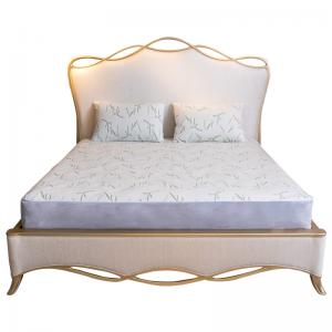 260gsm 40% Bamboo 60% Polyester Jacquard Waterproof Fitted Mattress Protector 260gsm 40% Bamboo 60% Polyester Jacquard Waterproof Fitted Mattress Protector