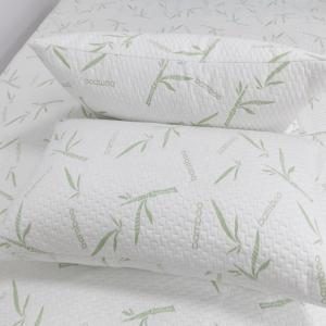 280gsm Jacquard 40% Bamboo 60% Polyester Waterproof Pillowcase Protector