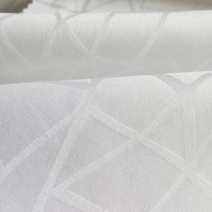 300TC 100% Cotton Jacquard Bleached Bedding Linen Fabric