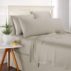 4pcs 200TC Bamboo Bed Sheet Set