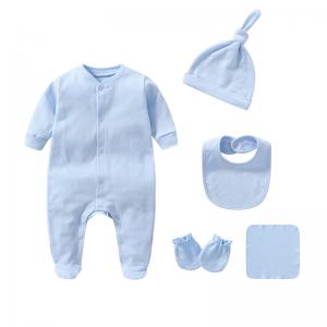 6pcs/Pack 100% Cotton Newborn Baby Clothes Gift Box Sleep Wear Baby
