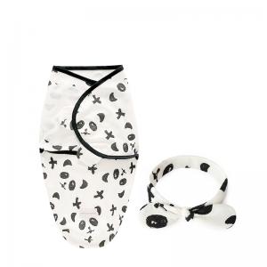 Baby Swaddle Blanket with Headband Set Baby Swaddle Blanket with Headband Set