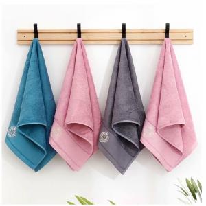 Bamboo Fiber Thickened Embroidered Towel