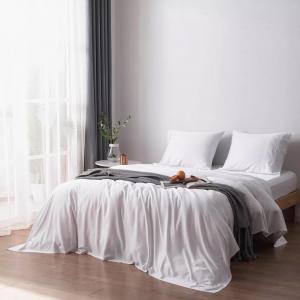  Bamboo Lyocell Sheets Pillowcase 4 Pieces Bedding Set