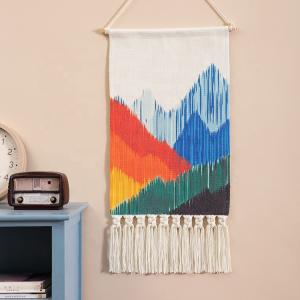 Boho Minimalist Wall Art Cotton Woven Printing Wall Hanging Tapestry Boho Minimalist Wall Art Cotton Woven Printing Wall Hanging Tapestry