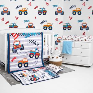 Cartoon Car Digital Printing Dseign Newborn Baby Quilts Bedding Set Cartoon Car Digital Printing Dseign Newborn Baby Quilts Bedding Set