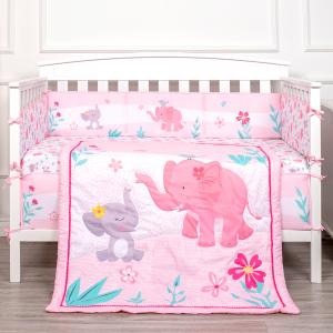Cartoon Elephant Theme Baby Bedding Set Crib Baby Crib Sheet Set Cartoon Elephant Theme Baby Bedding Set Crib Baby Crib Sheet Set