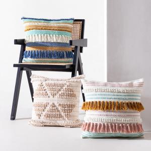 Colorful Bohemian Boho Farmhouse Cushion Cover