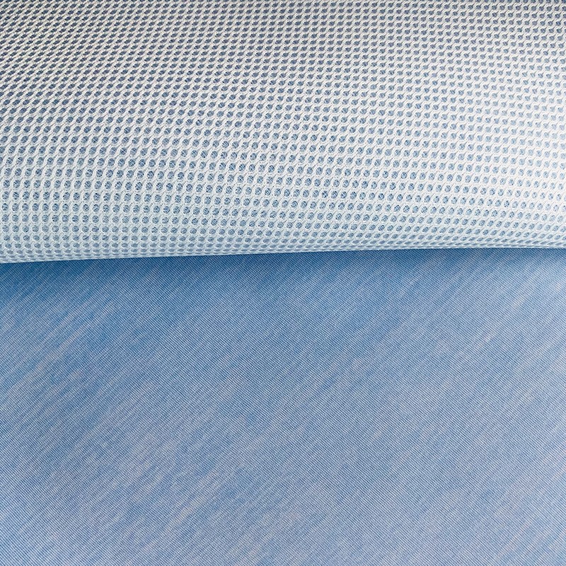 Cooling Feeling Waterproof Fabric with Sandwich Mesh Fabric