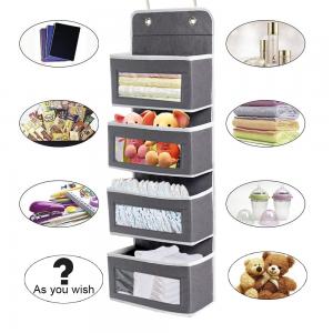 Custom 4 Pocket Over The Door Hanging Storage Bag Wall Organizer Custom 4 Pocket Over The Door Hanging Storage Bag Wall Organizer