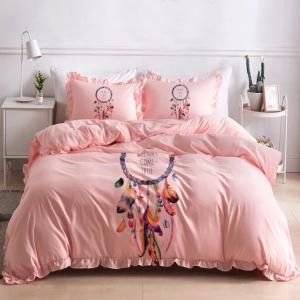 Digital Printing Microfiber 100% Cotton Bed sheet Duvet Cover Set