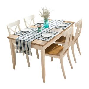 Durable Blue Stripes Dinner Blue Table Runner