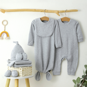 GOTS 100% Organic Cotton 9PCS Infant Toddler Baby Clothes Sets