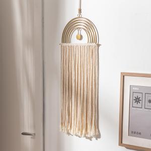 Hand Woven Cotton Cream Macrame Wall Hanging Wall Art Hanging