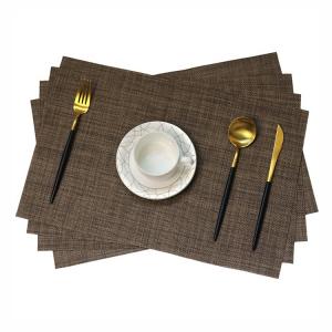 Heat-Resistant Placemats Stain Resistant Anti-Skid Washable PVC Table Mats