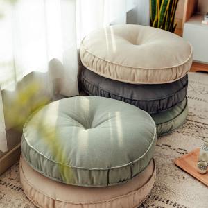 Hemp Memory Foam Big Large Round Floor Cushions 
