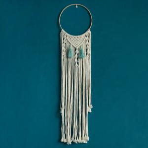 Home Decorative Original Design Hand Woven Cotton White Macrame Wall Hanging Home Decorative Original Design Hand Woven Cotton White Macrame Wall Hanging