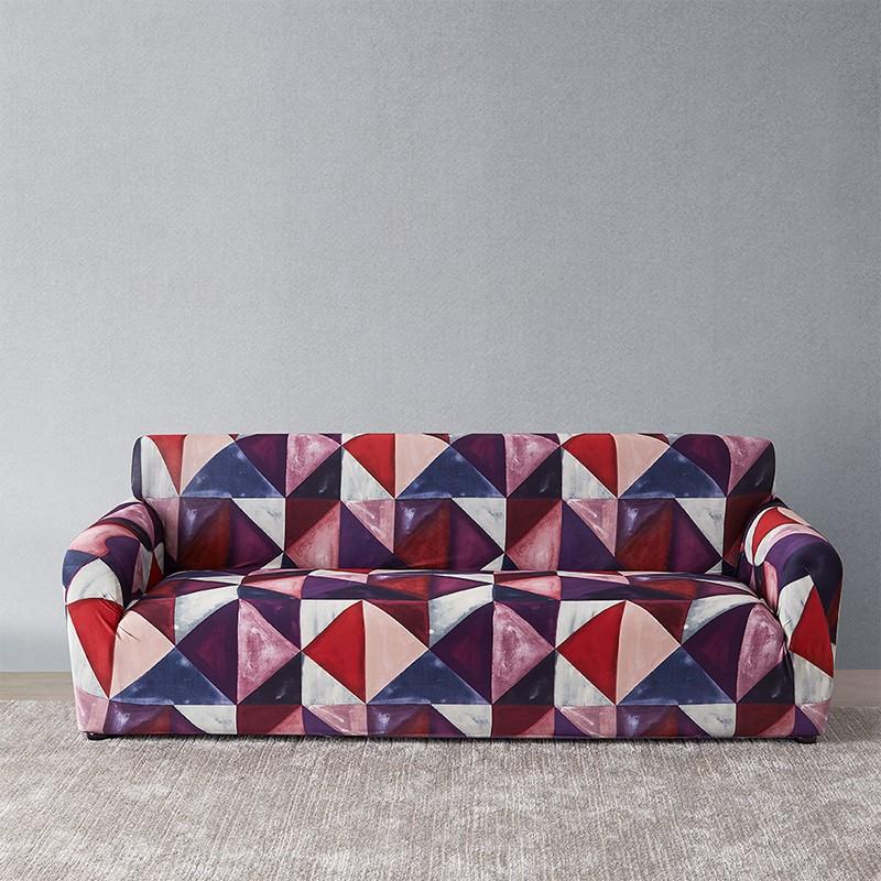 Hot Sale Coloured Protective Stretch Slipcover Sofa Cover