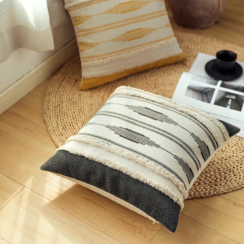 Latest Design Home Sofa Pillow Decoration Custom Printed Tufting Cushion Cover