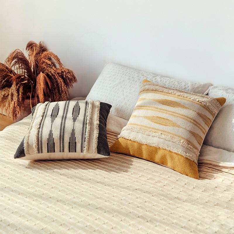 Latest Design Home Sofa Pillow Decoration Custom Printed Tufting Cushion Cover