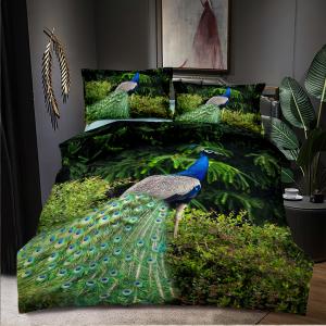 Luxury Digital Printed Polyester 3D Duvet Cover Set 