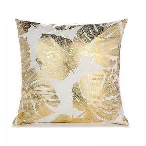 Luxury Velvet with Golden Leaf Cushions