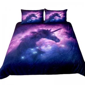 Microfiber Fabric Luxury Home Bedding Sets 3D Printed Unicorn Duvet Cover Microfiber Fabric Luxury Home Bedding Sets 3D Printed Unicorn Duvet Cover