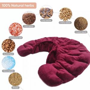 Microwave Heated Pack Neck Pillow Hot Cold Reusable Moist Wheat Heating Pad Microwave Heated Pack Neck Pillow Hot Cold Reusable Moist Wheat Heating Pad