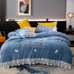New Europe Style Magic Fleece Duvet Cover and Pillow Cases New Europe Style Magic Fleece Duvet Cover and Pillow Cases