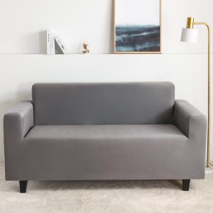New Solid Color Decoration Designs Polyester Elastic Furniture Sofa Cover Set