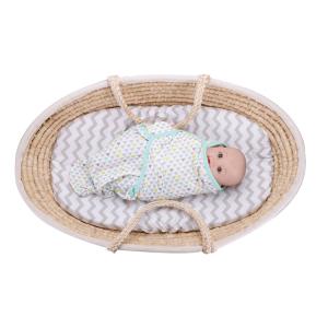 Oem Oval Cradle Baby Crib 100% Cotton Jersey Baby Crib Fitted Bed Sheets