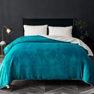 Plush Sherpa Fleece Blanket Reversible Warm Cozy Microfiber Soft Plush Throw Blanket