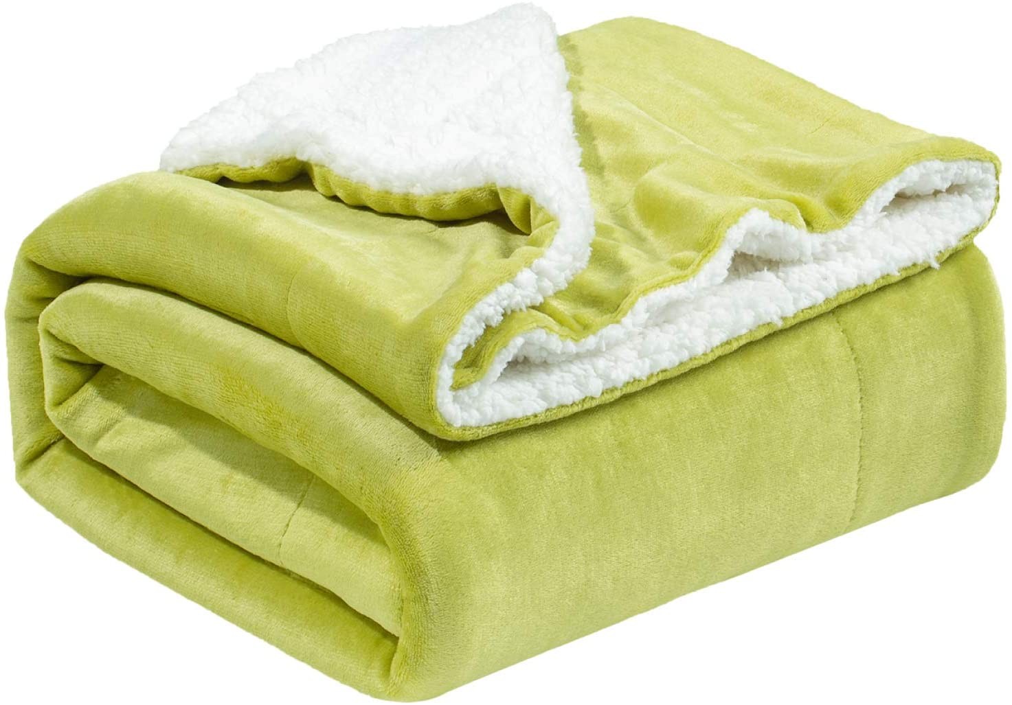 Plush Sherpa Fleece Blanket Reversible Warm Cozy Microfiber Soft Plush Throw Blanket