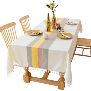 Polyester Cover Dining Table Cloth Wedding Hand Vintage Embroidered Tablecloths