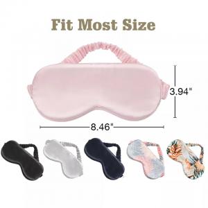 Protection Travel Cute Sleeping 100% Mulberry Silk Satin Eye Mask