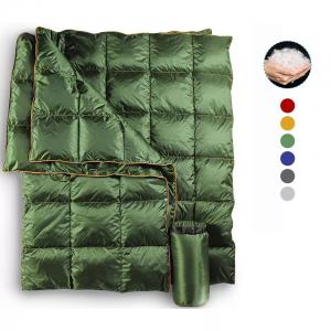 Travel Outdoor Waterproof Puffy Down Camping Blanket